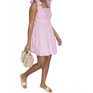 NEW KATHLEEN MAEVE molly mini dress plus in bubblegum pink